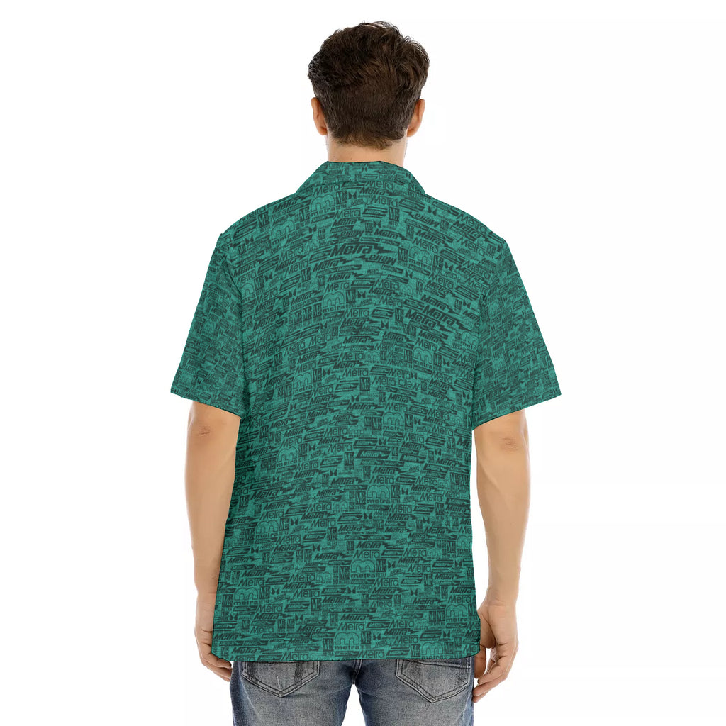 Metra 75-All over Hawaiian Button Down
