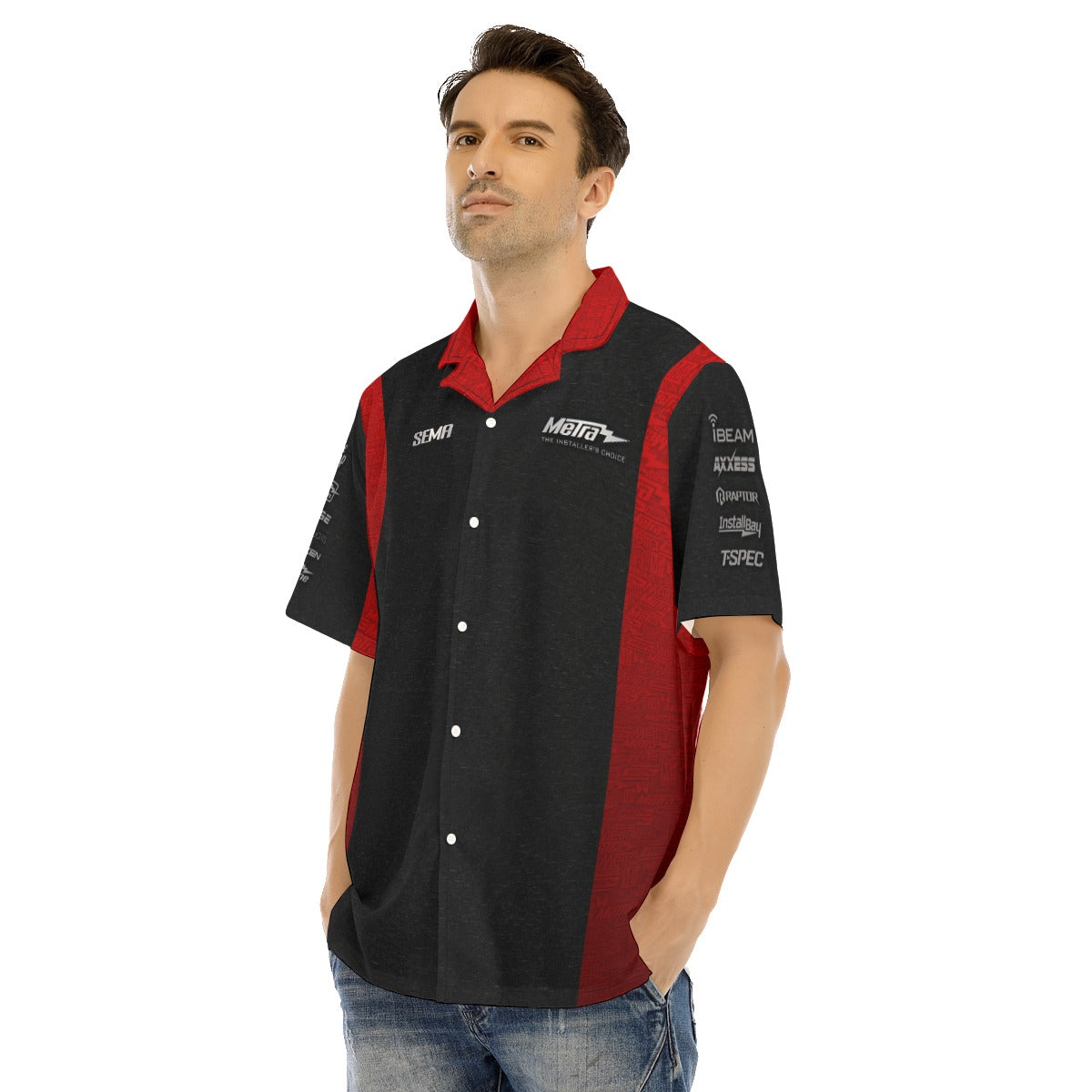 Metra SEMA-All-Over Print Men's Hawaiian Shirt