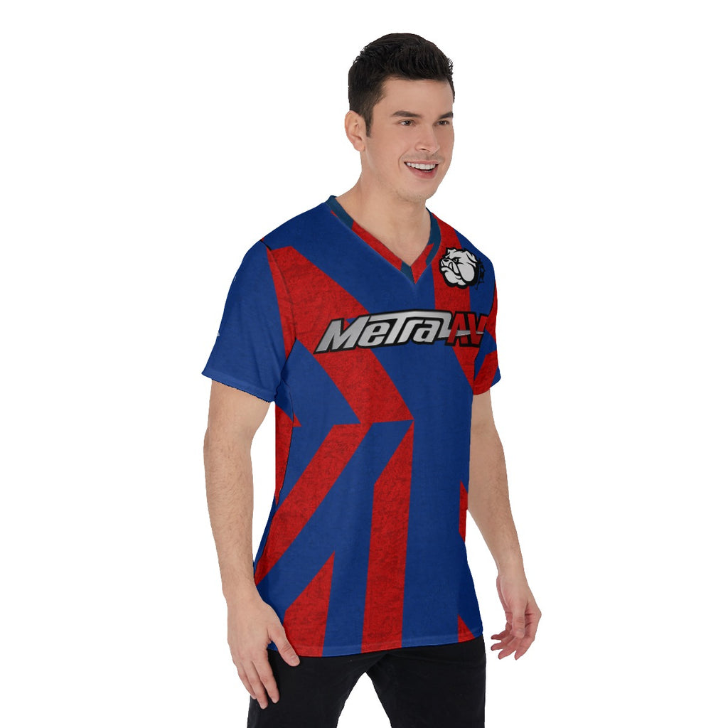 All-Over Print V-Neck T-Shirt