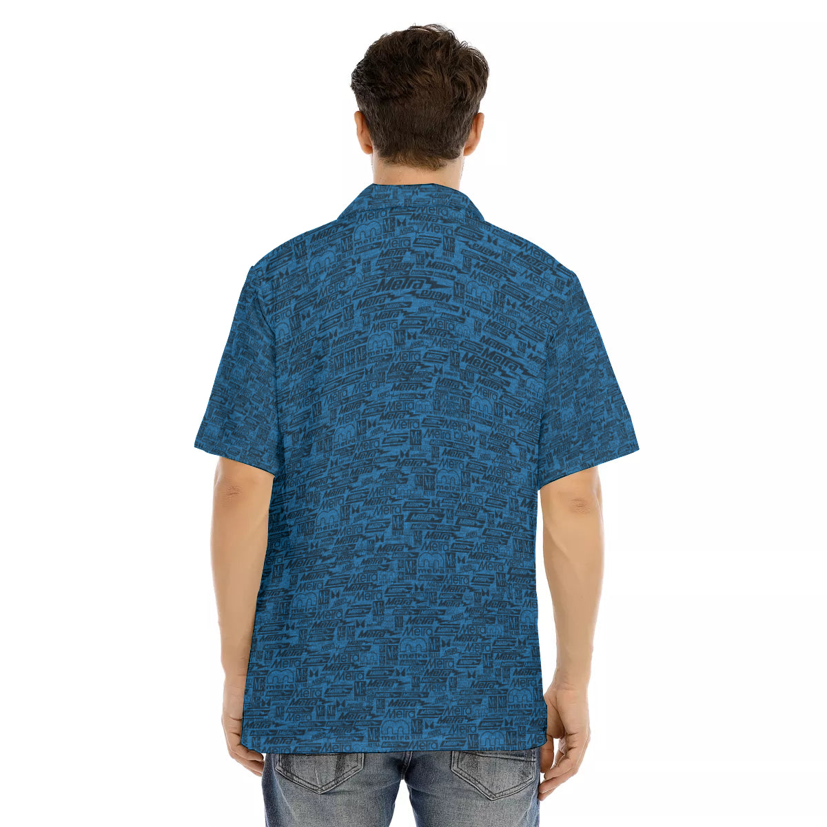 Metra 75-All over Hawaiian Button Down