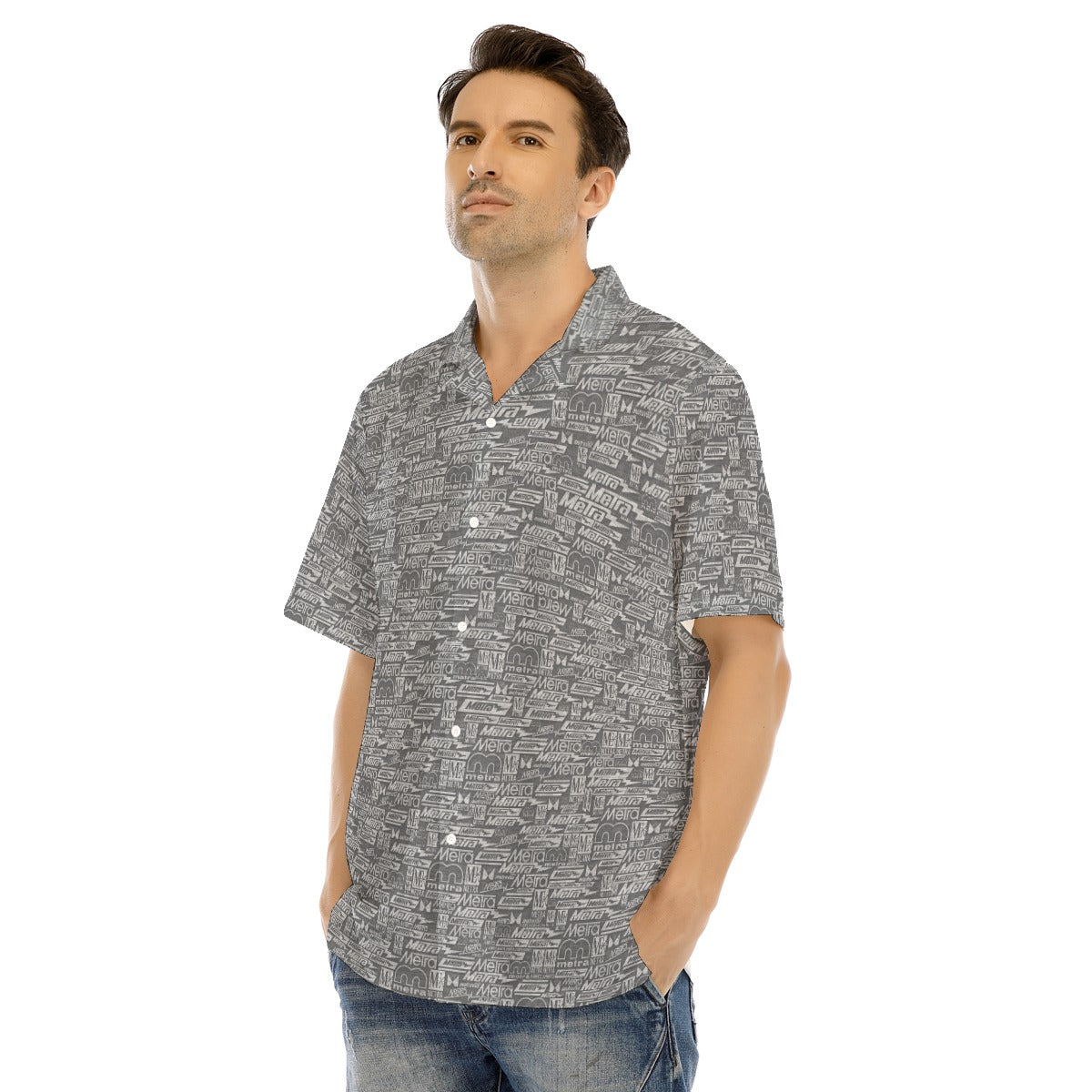 Metra 75-Hawaiian Button Down