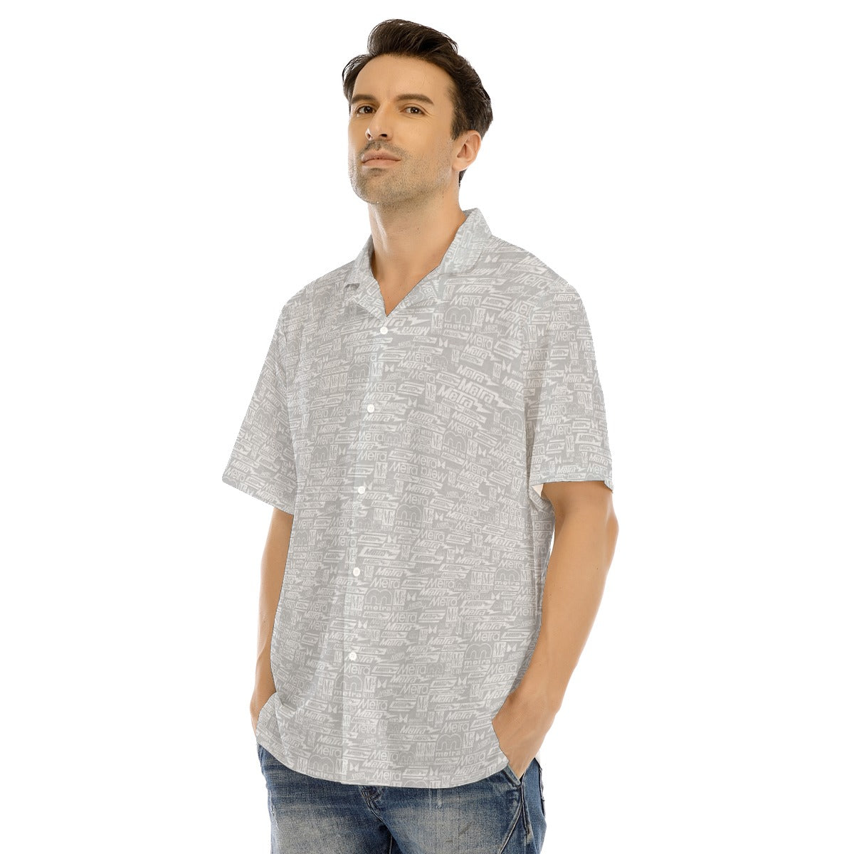 Metra 75-Hawaiian Button Down