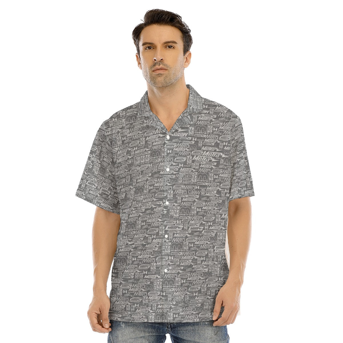Metra 75-Hawaiian Button Down