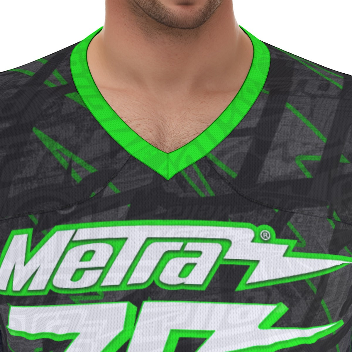Metra Big Money-All-Over Print Men's Football  Jersey