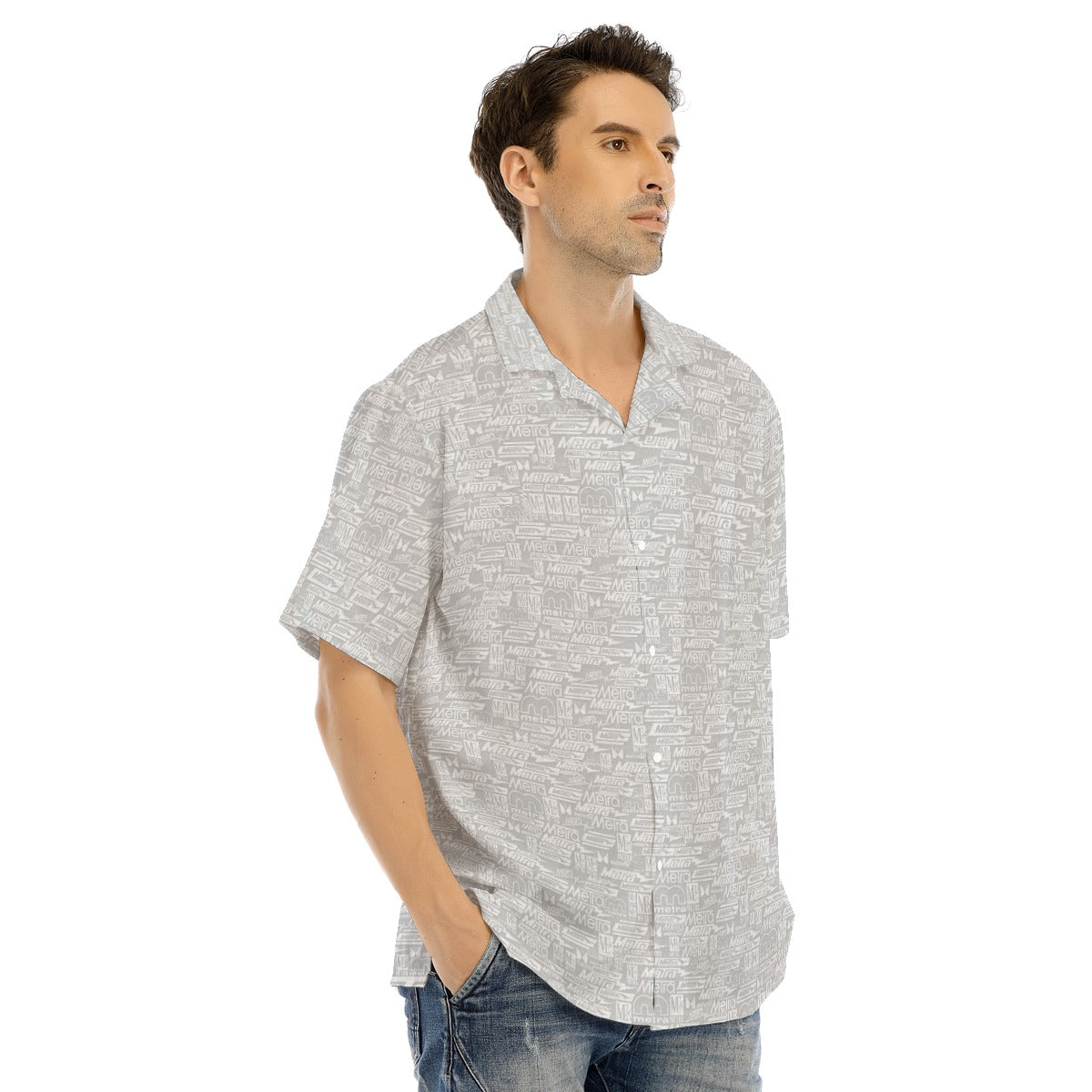 Metra 75-Hawaiian Button Down