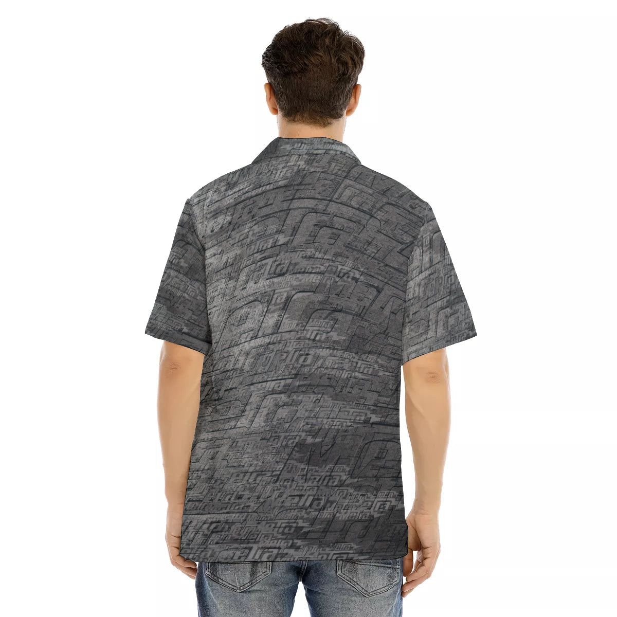 Metra-All Over Hawaiian Button Down