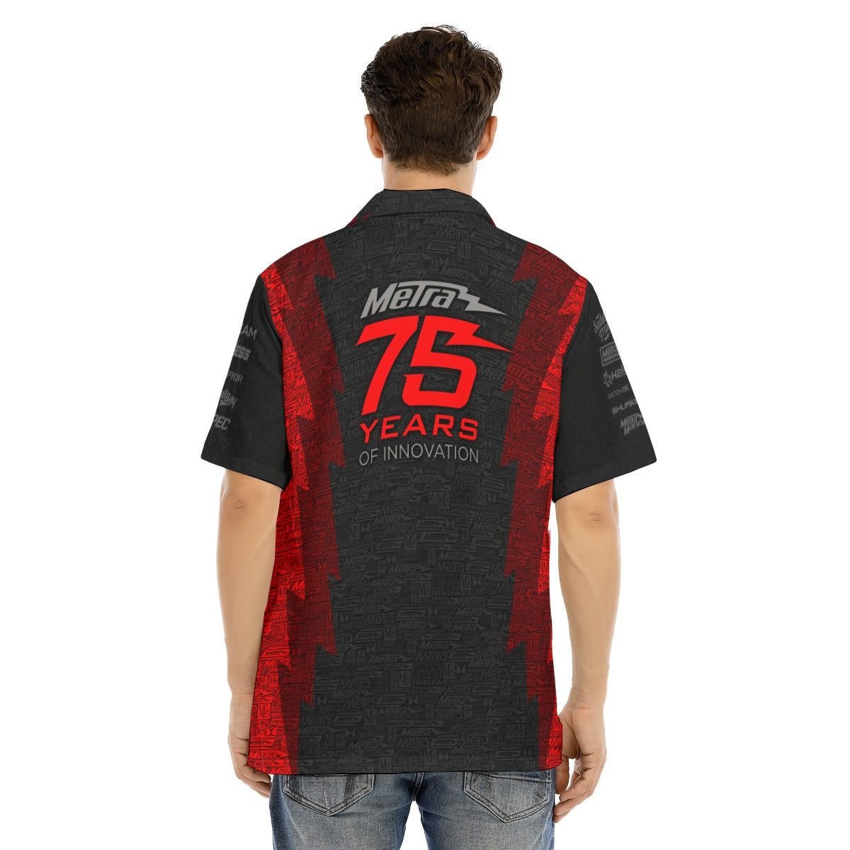 Metra 75 SEMA-Hawaiian Shirt With Button Closure