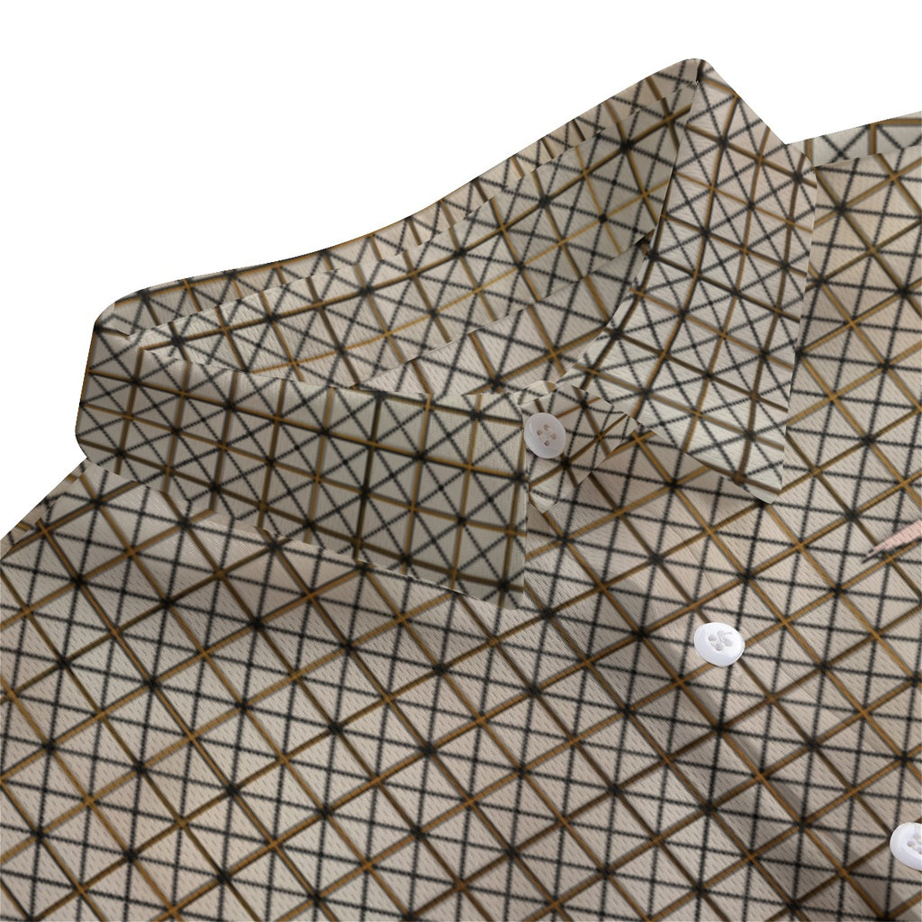 The Don-All-Over Print Men's Polo Shirt | Birdseye