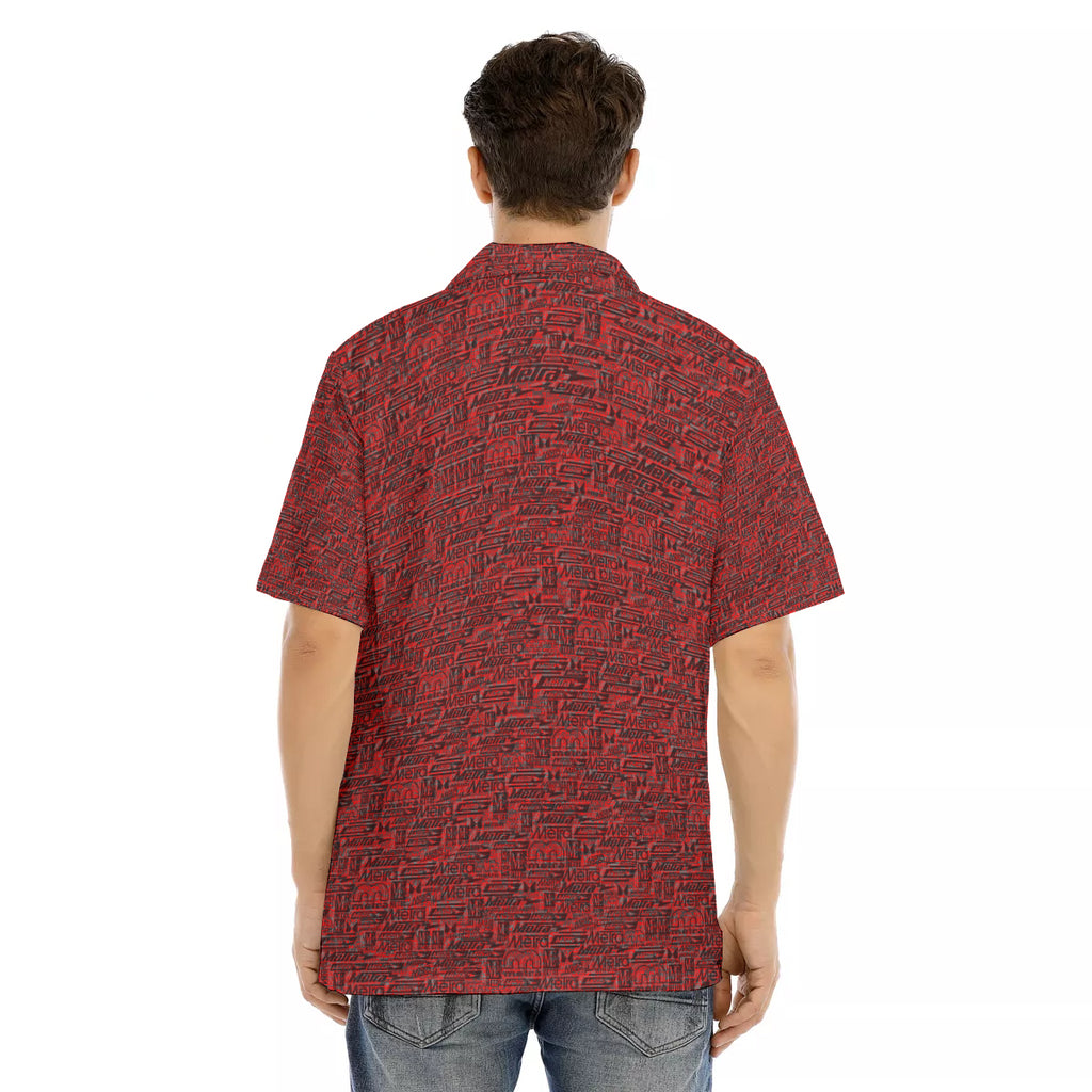 Metra 75th-All-Over Print Men's Hawaiian Shirt