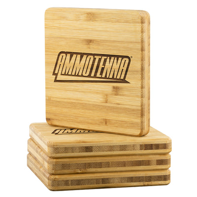 AMMOTENNA-Bamboo Coaster - 4pc