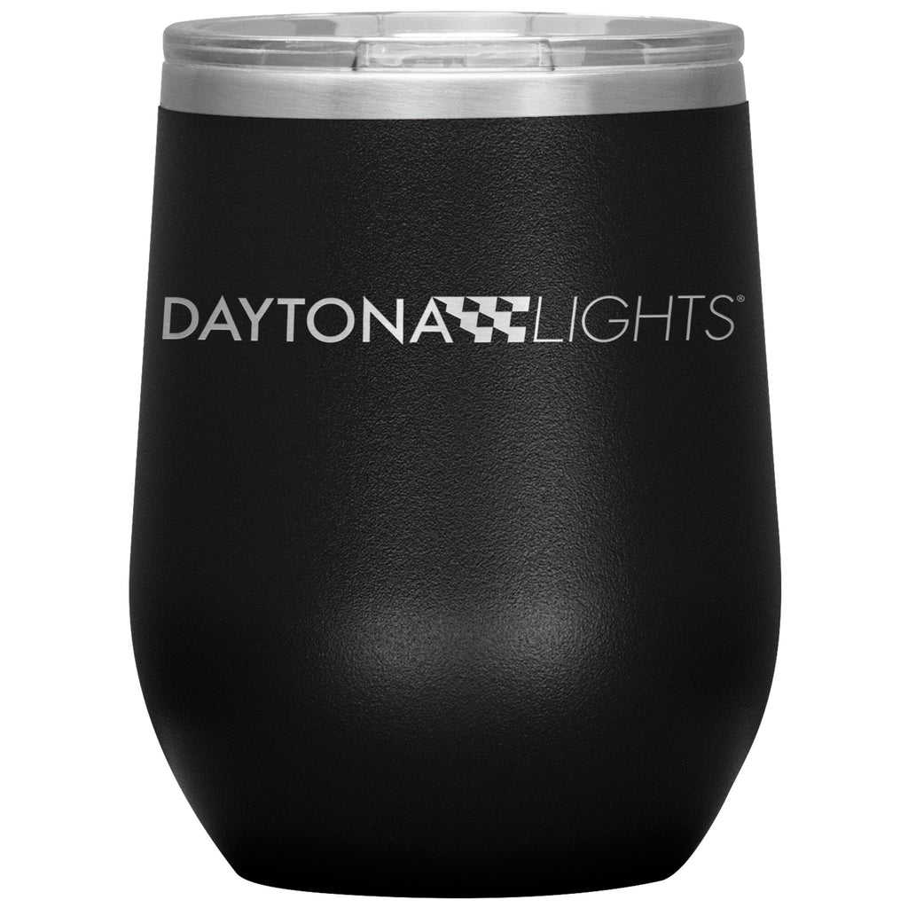 Daytona lights - 12oz Wine Insulated Tumbler