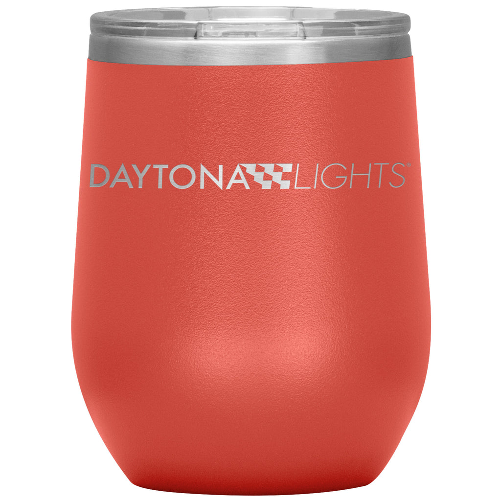 Daytona lights - 12oz Wine Insulated Tumbler