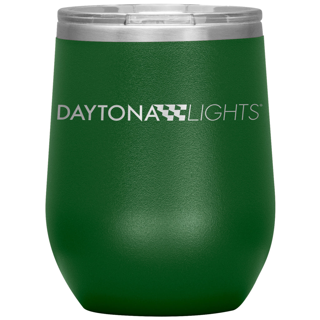 Daytona lights - 12oz Wine Insulated Tumbler