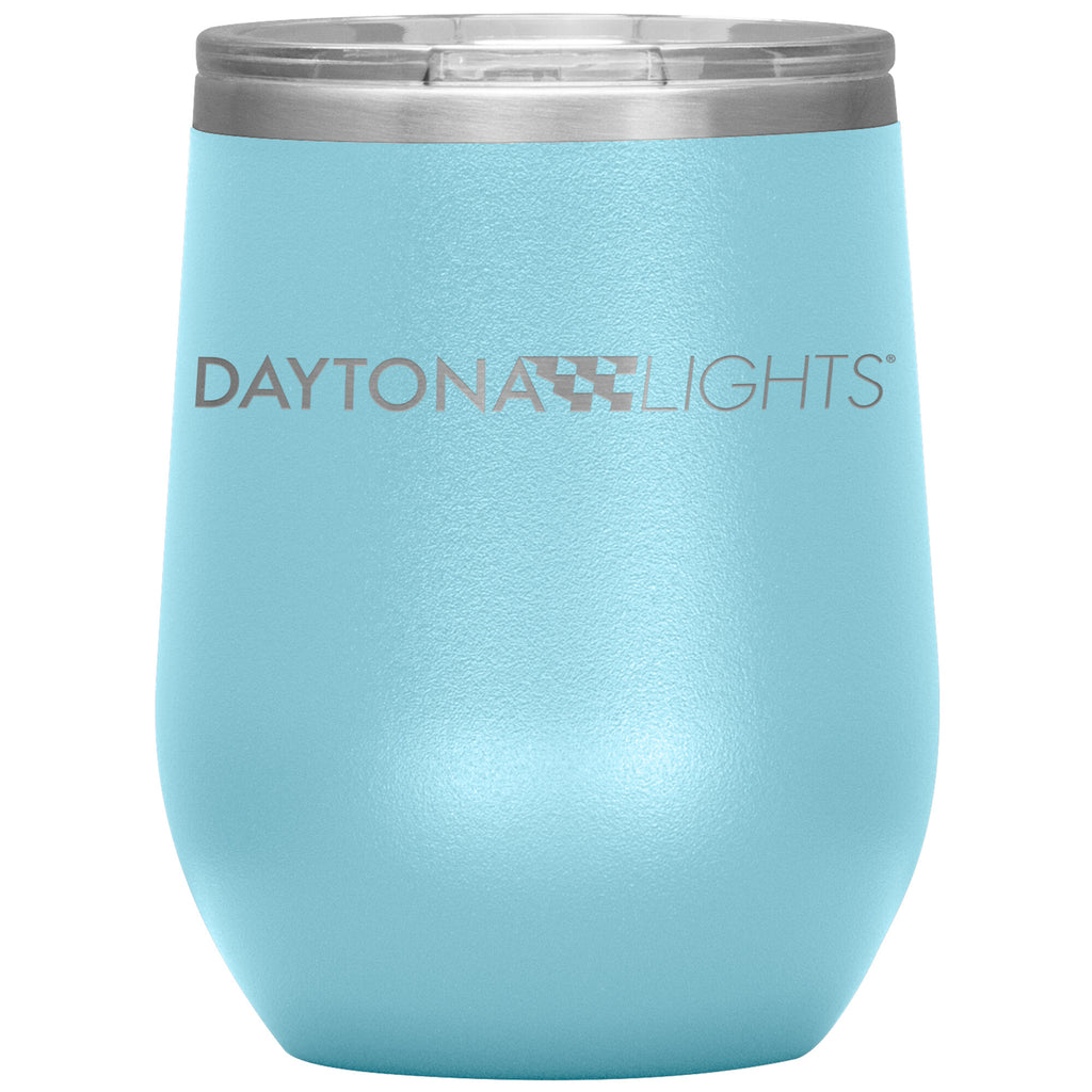 Daytona lights - 12oz Wine Insulated Tumbler