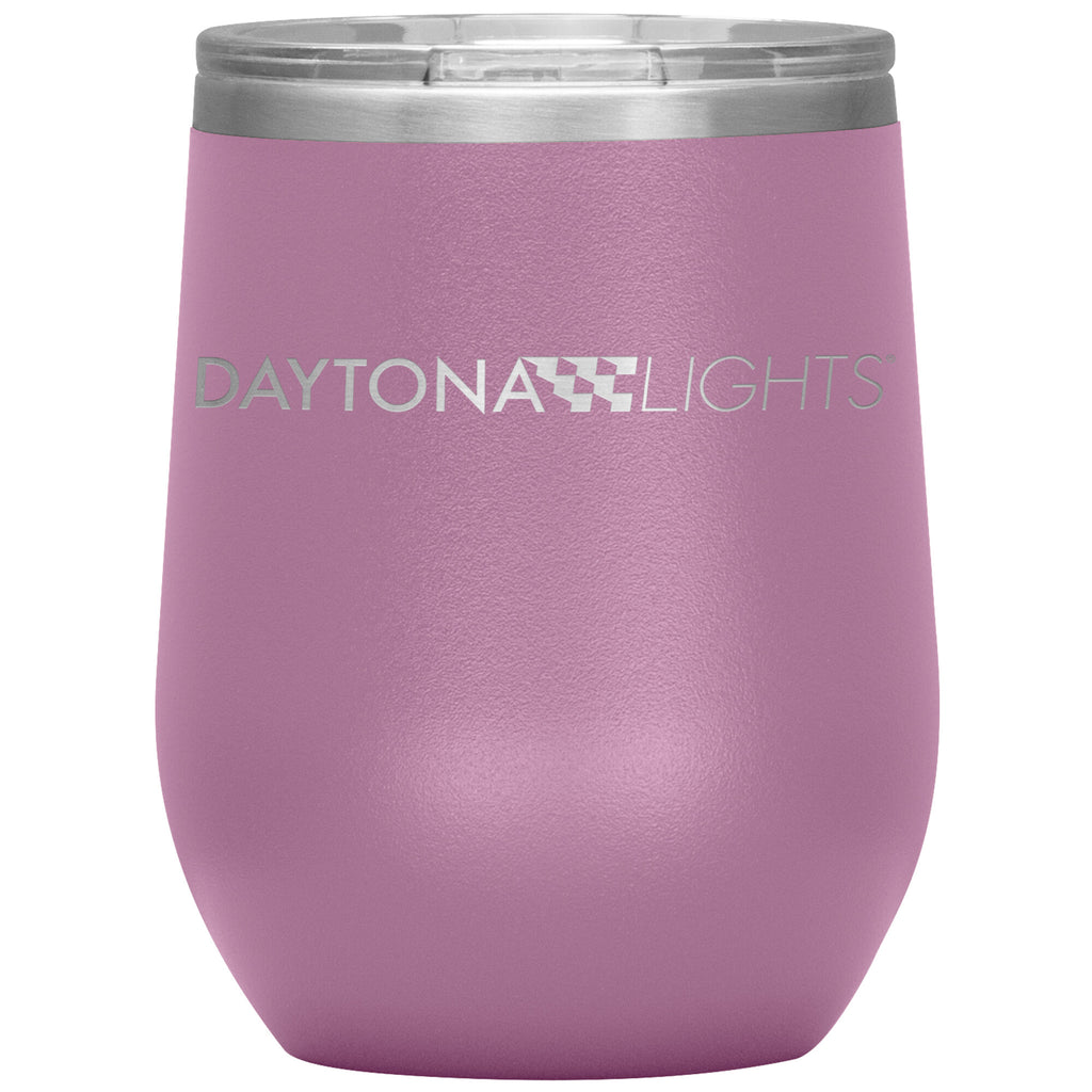 Daytona lights - 12oz Wine Insulated Tumbler