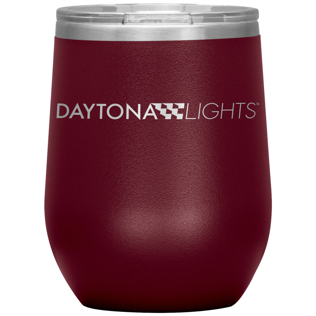 Daytona lights - 12oz Wine Insulated Tumbler