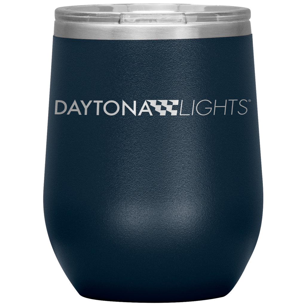 Daytona lights - 12oz Wine Insulated Tumbler