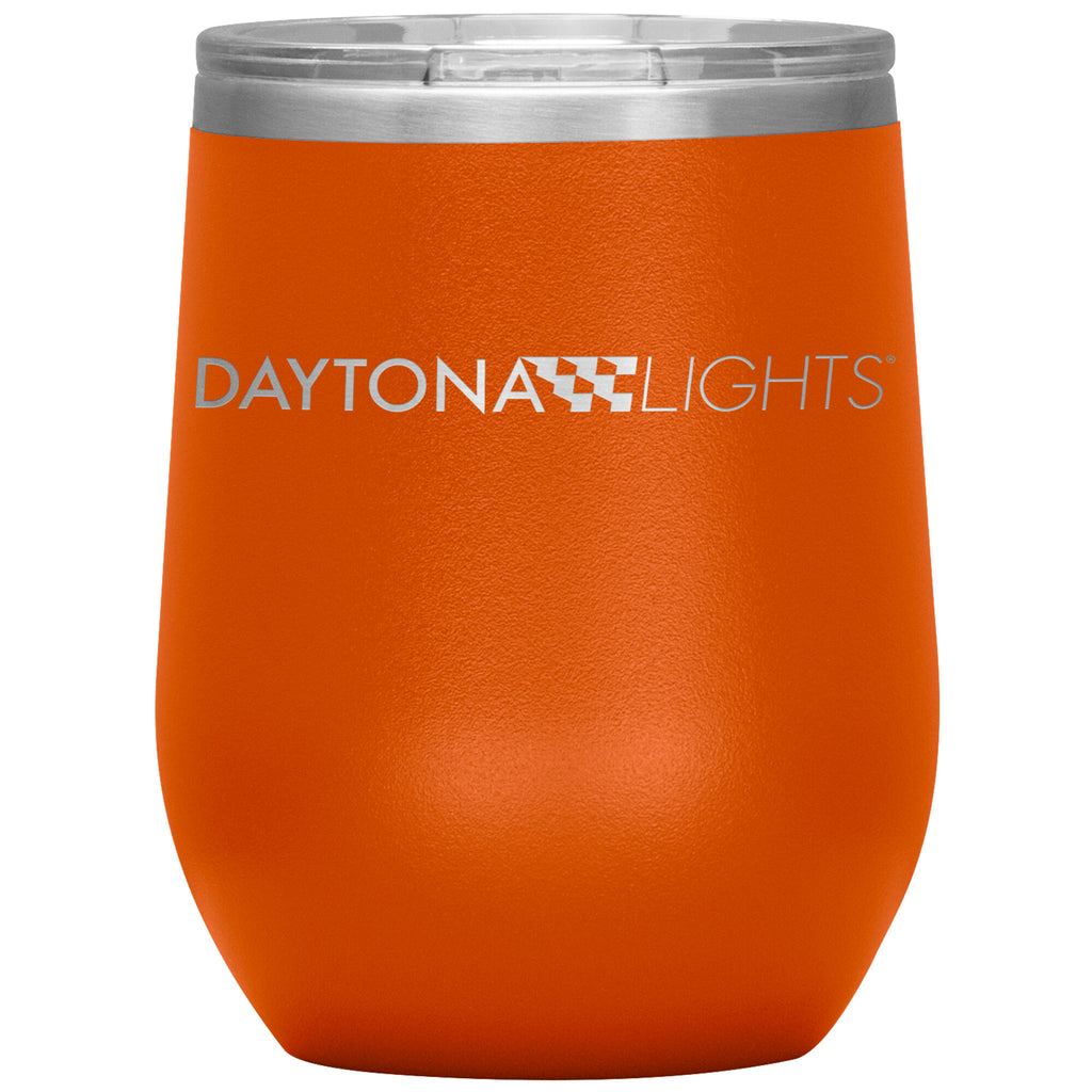 Daytona lights - 12oz Wine Insulated Tumbler