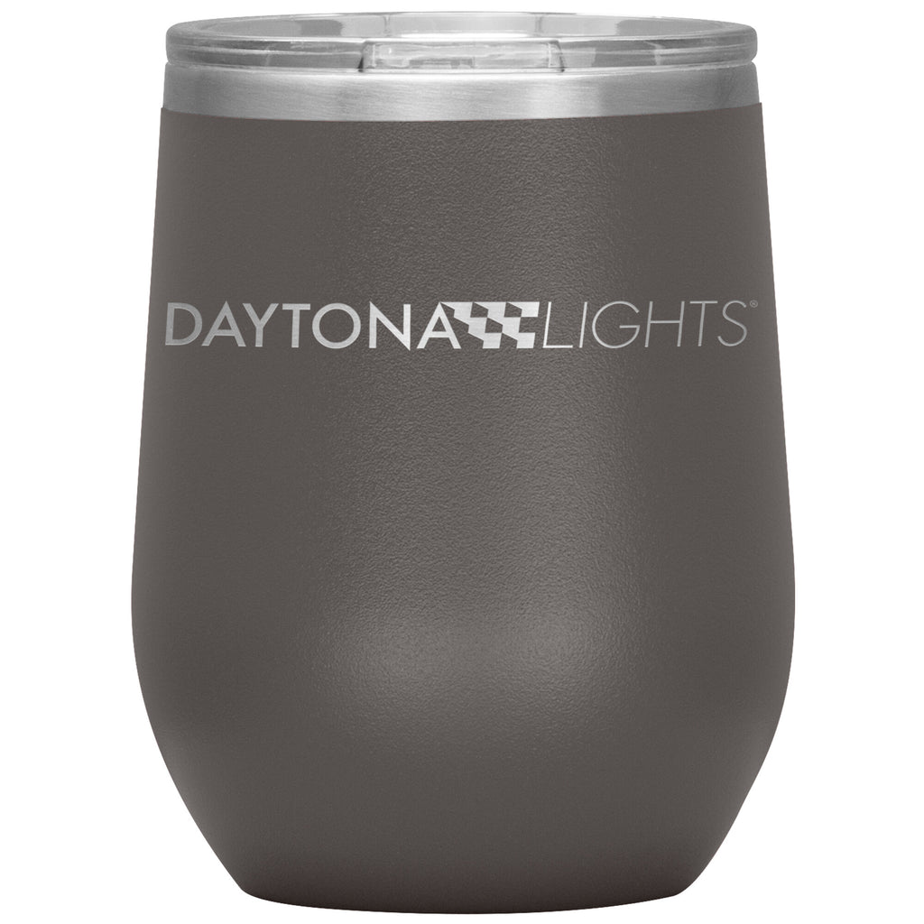 Daytona lights - 12oz Wine Insulated Tumbler