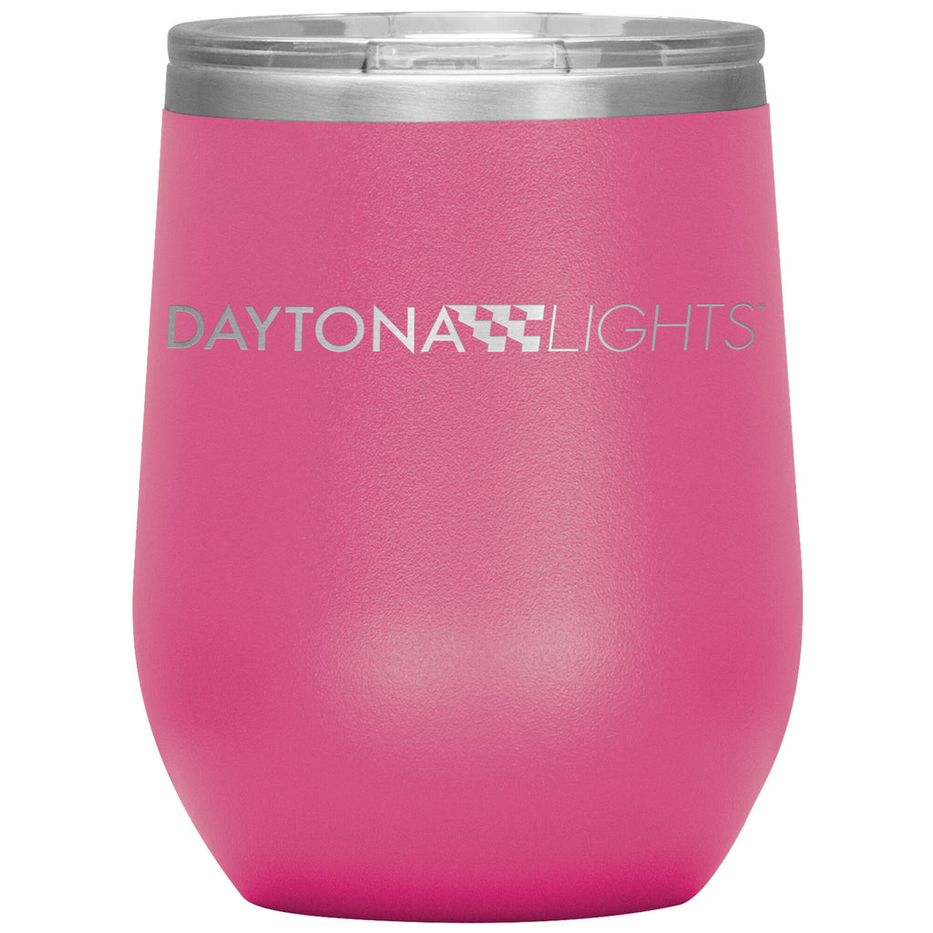 Daytona lights - 12oz Wine Insulated Tumbler