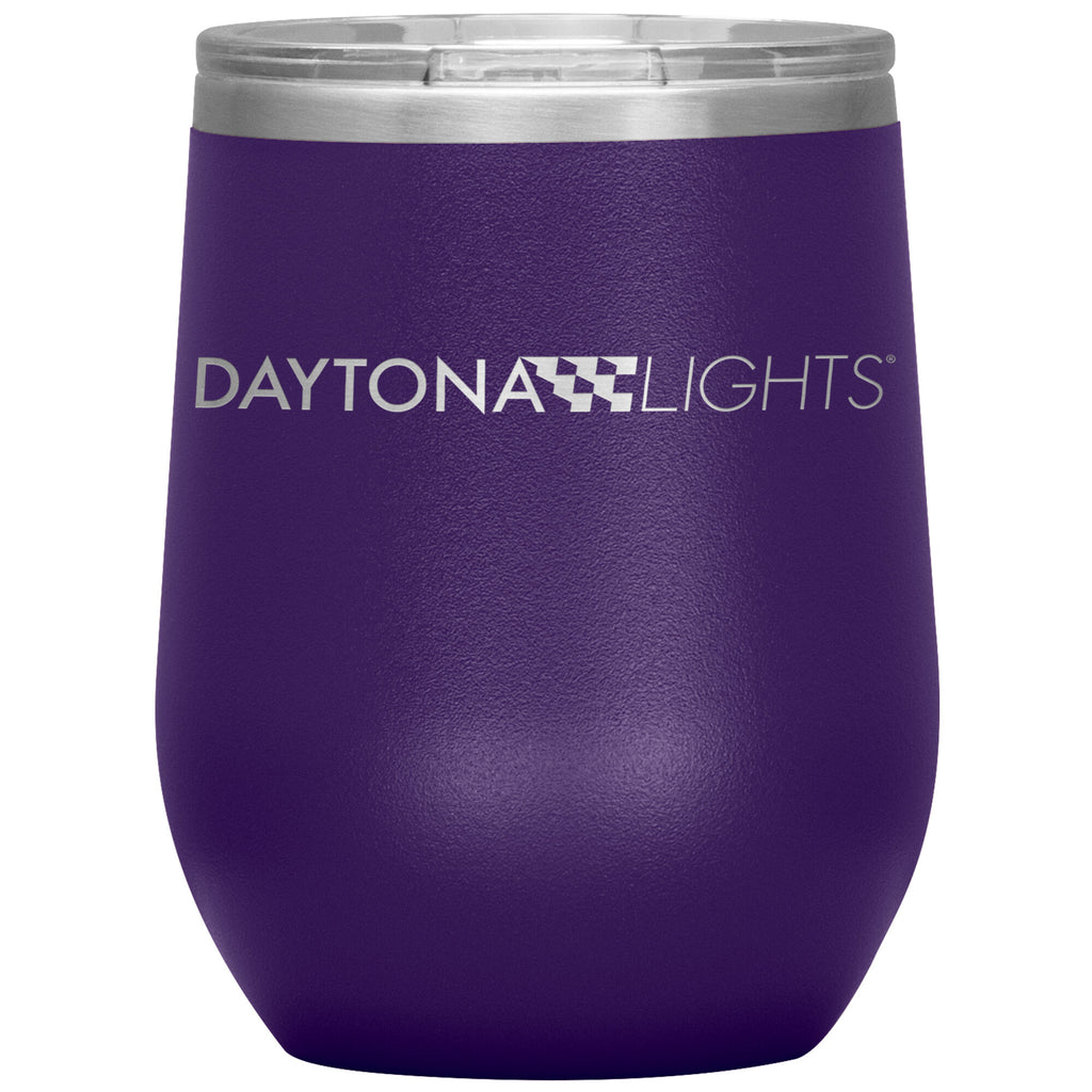 Daytona lights - 12oz Wine Insulated Tumbler