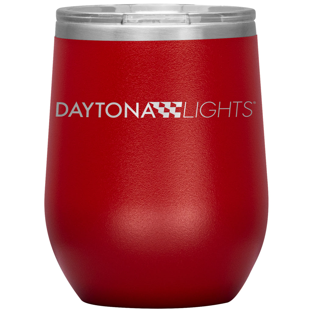 Daytona lights - 12oz Wine Insulated Tumbler