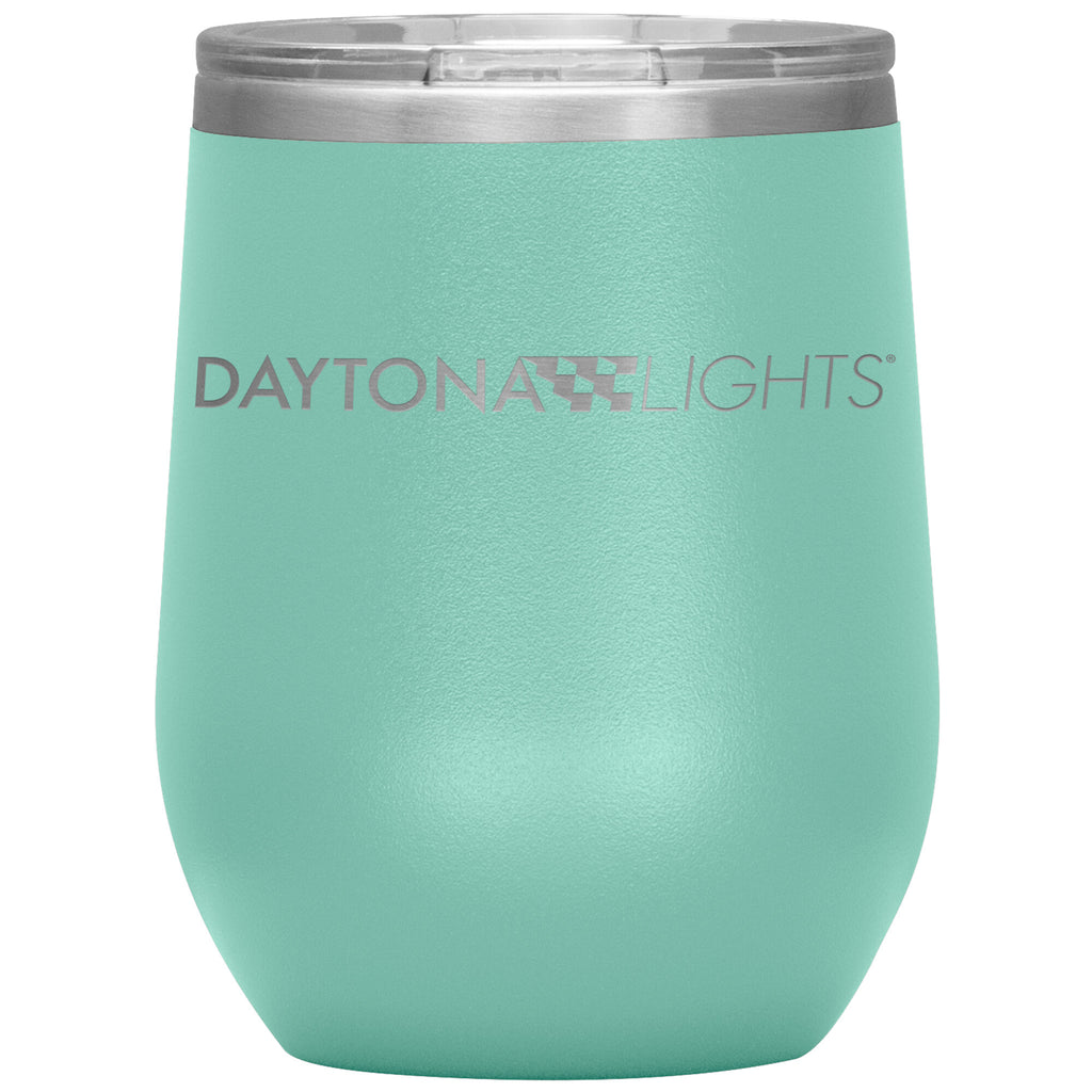 Daytona lights - 12oz Wine Insulated Tumbler