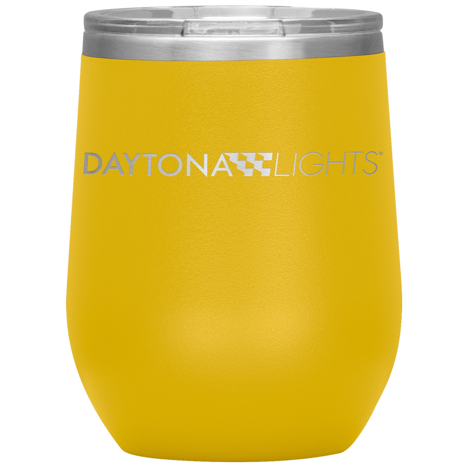 Daytona lights - 12oz Wine Insulated Tumbler