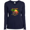 Jeep-LST353LS Ladies’ Long Sleeve Performance V-Neck Tee