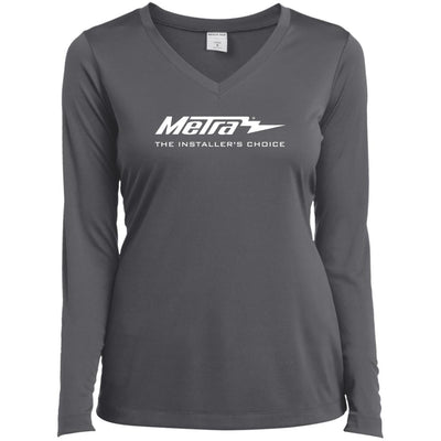 Metra-LST353LS Ladies’ Long Sleeve Performance V-Neck Tee