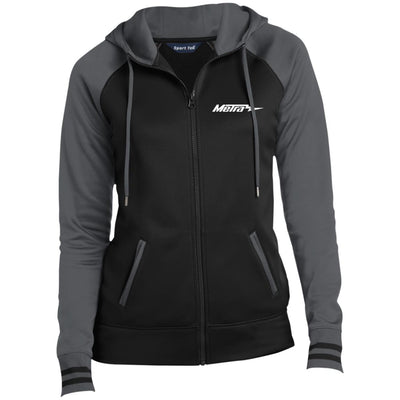 Metra-Ladies' Moisture Wick Full-Zip Hooded Jacket
