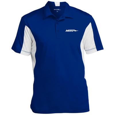 Metra-Men's Colorblock Performance Polo