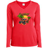 Jeep-LST353LS Ladies’ Long Sleeve Performance V-Neck Tee