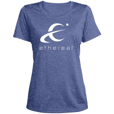 LST360 Ladies' Heather Scoop Neck Performance Tee