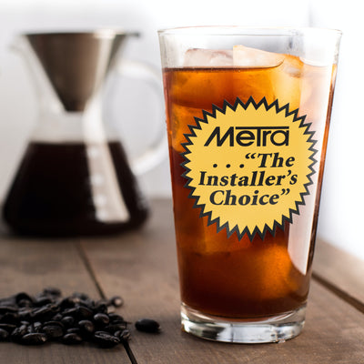 Metra 80’s Installer's Choice Retro-Pint Glass