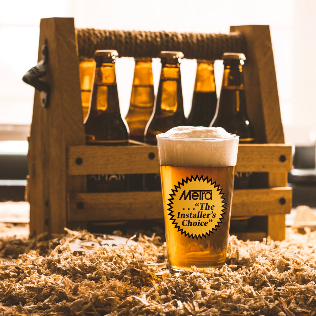 Metra 80’s Installer's Choice Retro-Pint Glass