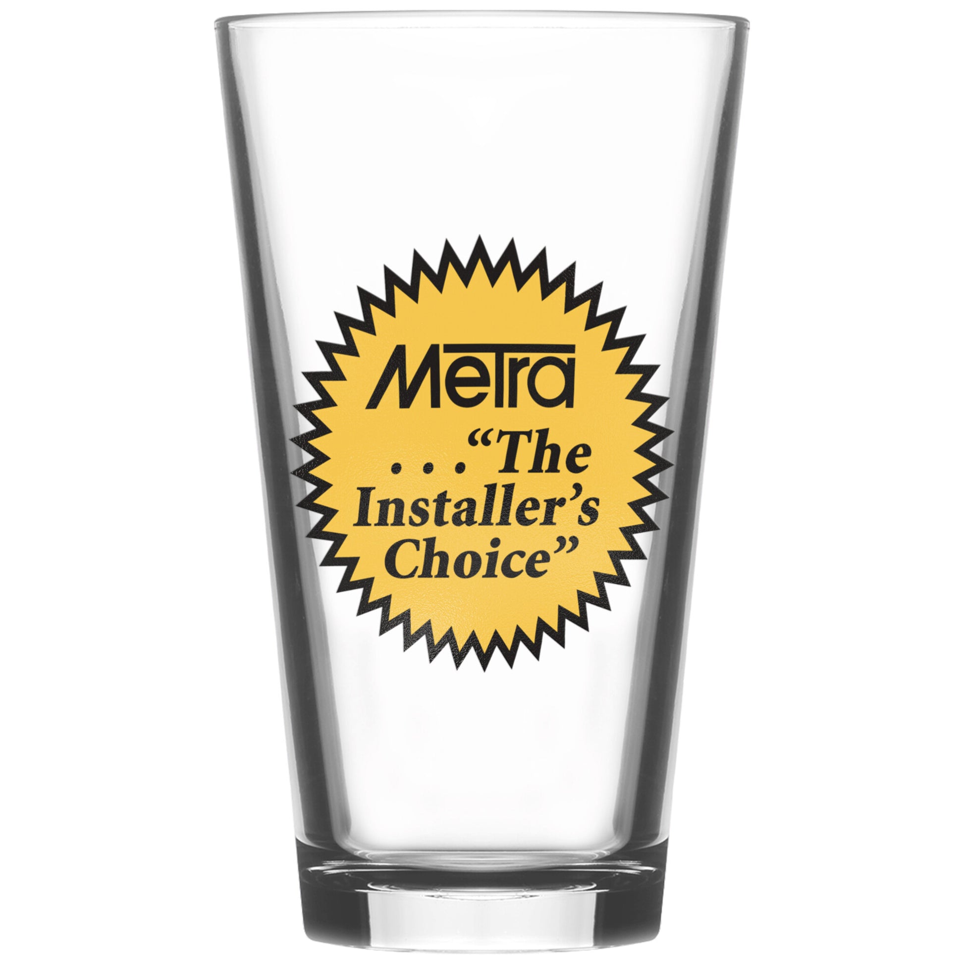 Metra 80’s Installer's Choice Retro-Pint Glass