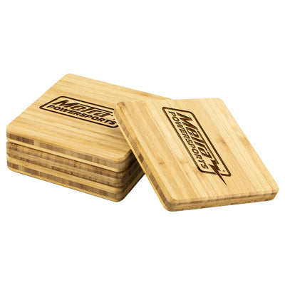 Metra Powersports-Bamboo Coaster - 4pc