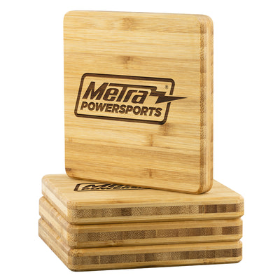 Metra Powersports-Bamboo Coaster - 4pc