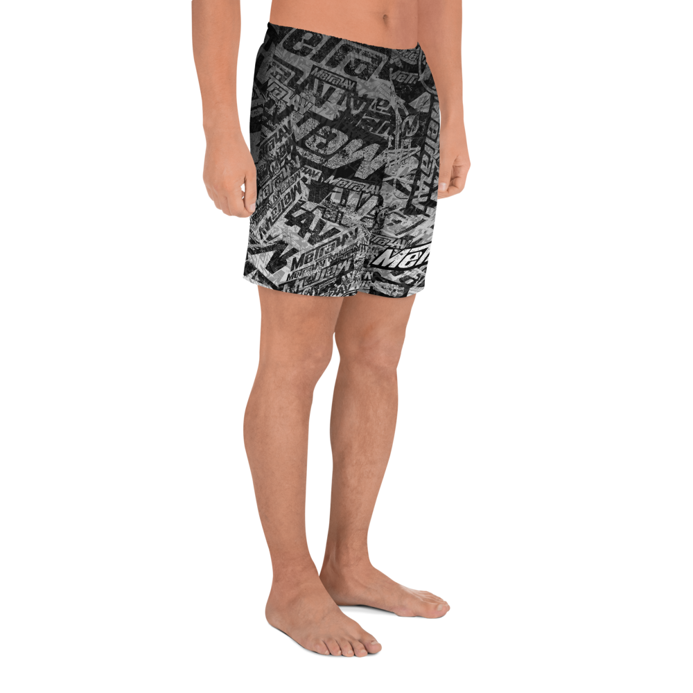 METRA AV Men's Athletic Long Shorts Gry1