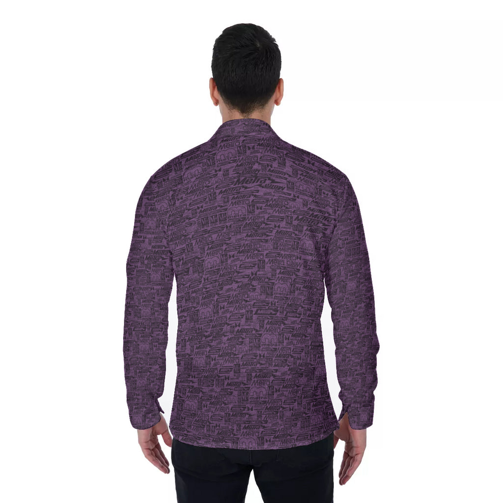 Metra 75-All Over Classic Long Sleeve Button Down