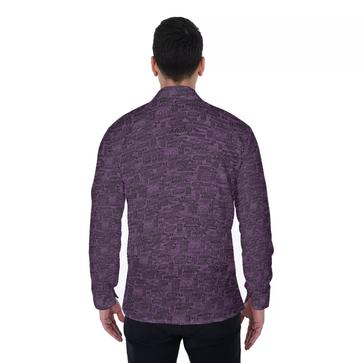 Metra 75-All Over Classic Long Sleeve Button Down