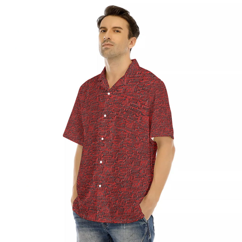 Metra 75th-All-Over Print Men's Hawaiian Shirt