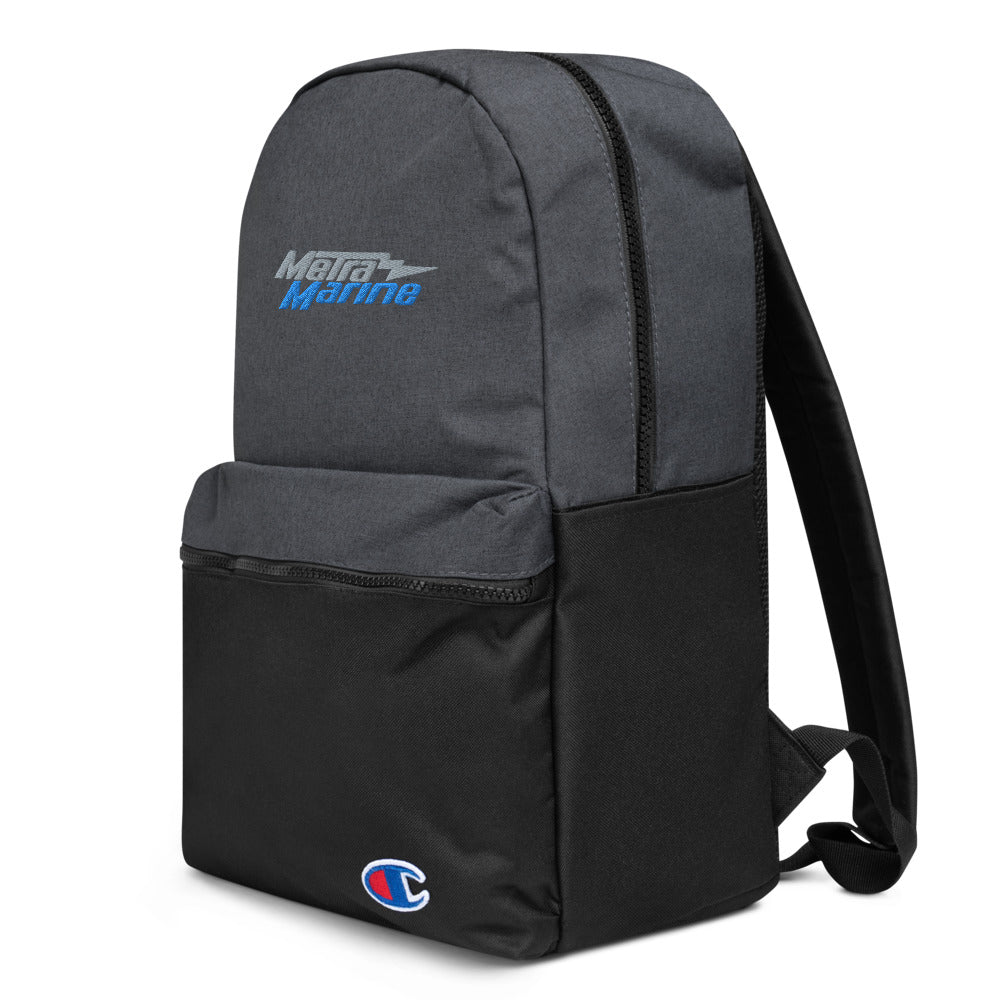 Metra Marine-Embroidered Champion Backpack