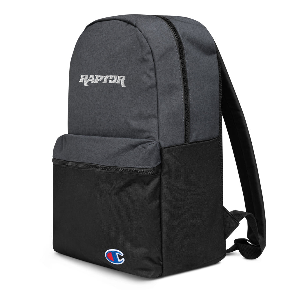 Raptor-Embroidered Champion Backpack