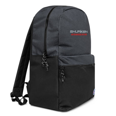 Shuriken-Embroidered Champion Backpack