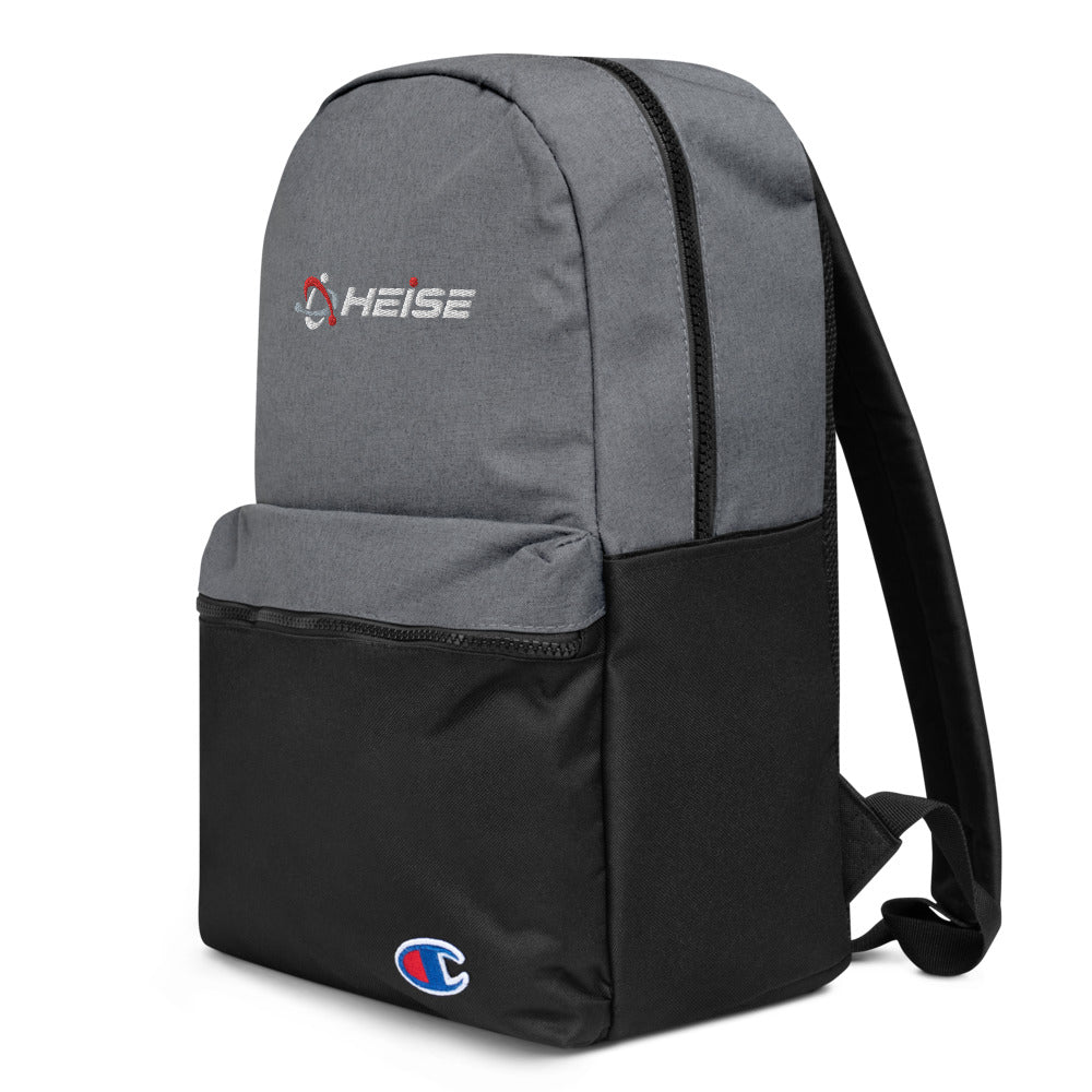 Heise-Embroidered Champion Backpack