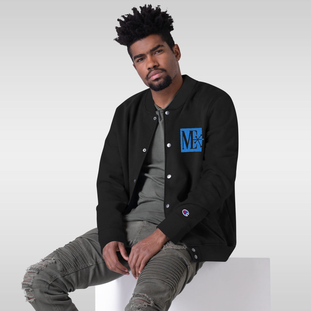 Metra 60's Retro-Embroidered Champion Bomber Jacket