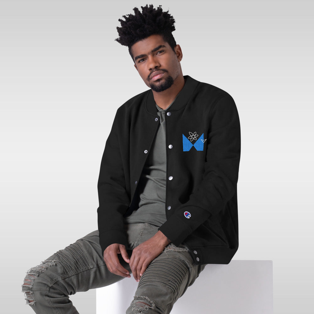 Metravox Retro 50's-Embroidered Champion Bomber Jacket