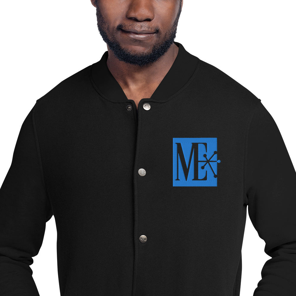 Metra 60's Retro-Embroidered Champion Bomber Jacket